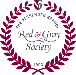 Логотип Червоно-сірого товариства школи Фессенден